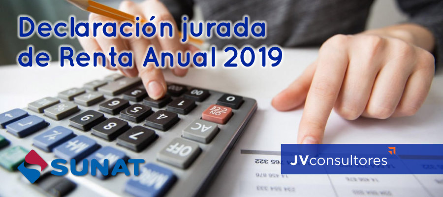MODIFICACION CRONOGRAMA DECLARACION JURADA ANUAL 2019